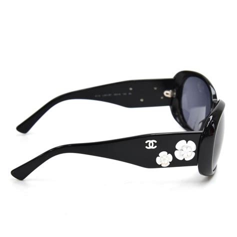 chanel glasses flower on side camellia